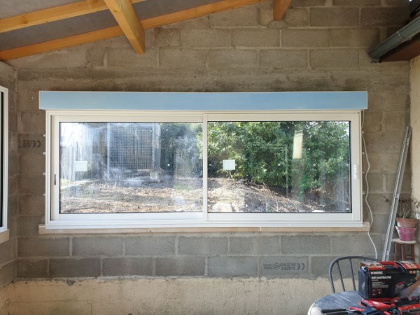 Fenêtre PVC coulissante 2 vantaux